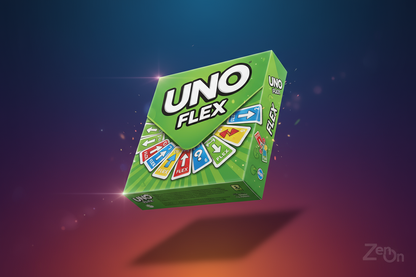 UNO FLEX bold gradient background