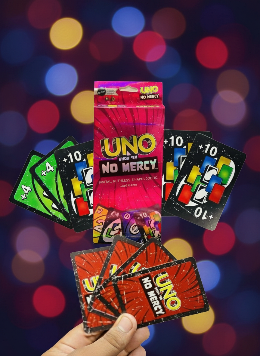 UNO No Mercy with Blurred Background